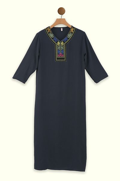 Lilo Co SteelBlueEmbro Maxi Dress