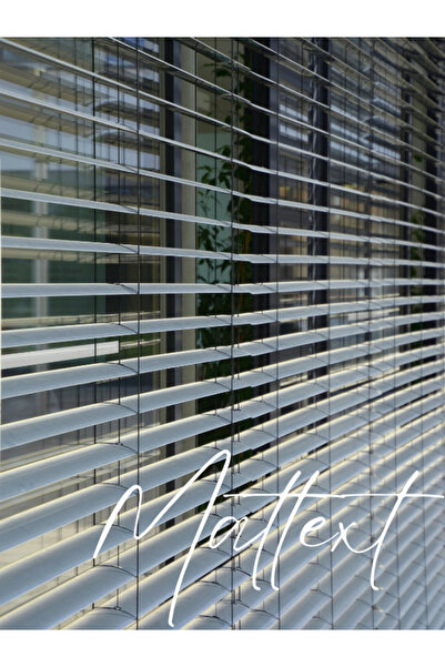 MATTEXT MEKANİK PERDE SİSTEMLERİ Antrasit Alüminyum Jaluzi Perde - 25m