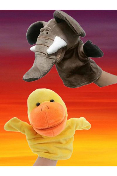 Rubi Plush Puppet Set Mouth Moving Puppet Play Set