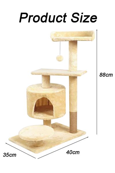 KidLe Cat Climbing Frame Cat Tree Kitten Tower for Kittens