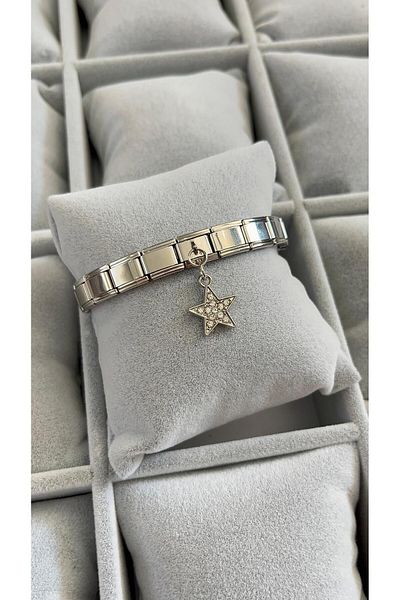 Sepetten Eve Italian Charm Steel Bracelet Special Series Dangle Model February 14 Valentine's Day Gift