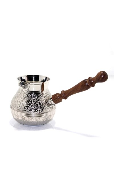 Store Brass Coffee Pot 5'' Inc Silver Color