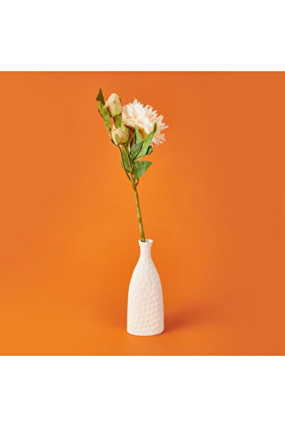 Herdekora Peony Artificial Flower - Cream - 65 cm