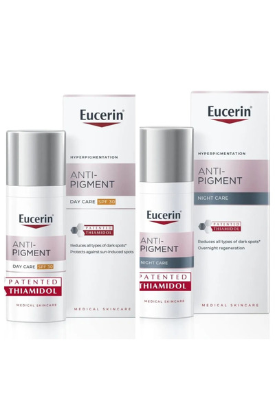 Eucerin 2 li set Anti-Pigment Gece Kremi 50 ml ve Anti-Pigment Gündüz kremi SPF30 50 ml