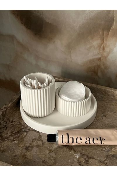 Home Ear Cleaning Swab and Makeup Cotton Cleaning Storage Set