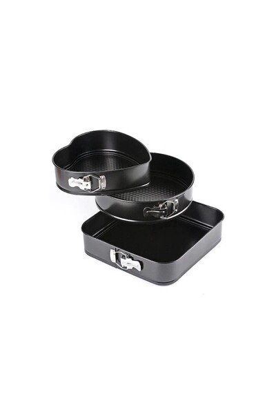 dalimag Set 3 forme copt, inima cerc si patrat, inox