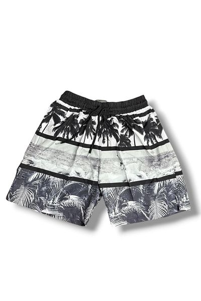 FOLKLORİST Palmiye- Patterned Men's Sea and Pool Shorts 2025-2026 New Season