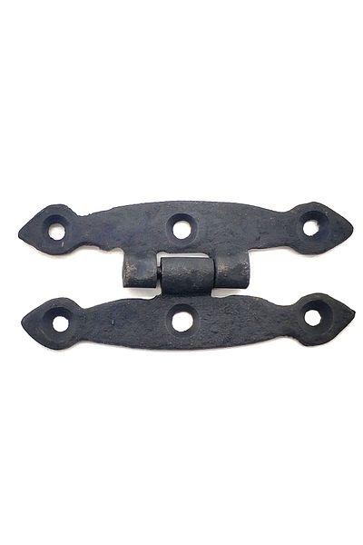 Easy Tedarik Antique Style Decorative Brass Narrow Hinge - 75X39 Mm, Oxide
