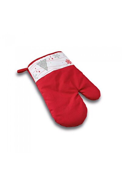 dalimag Oven Mitt, Christmas Tree Pattern, Red, 187x270 mm