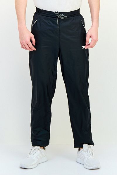Reebok Men Sportswear Fit Drawstring Training Track Pants, Black