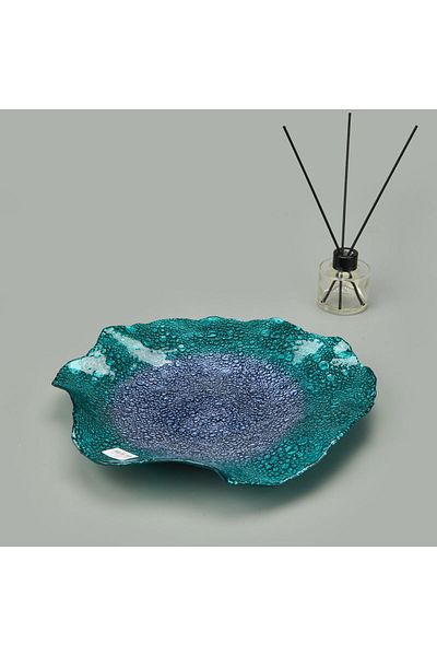 MATMEL Διακοσμητικό Πιάτο Deco Merida - Μπλε / Πράσινο - 32 cm