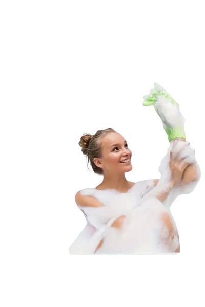 SOSYETEZGAHI 2 Pack Bath and Exfoliating Gloves Dead Skin Scrubber Body Shower Scrub Gloves Extra Foaming Bath