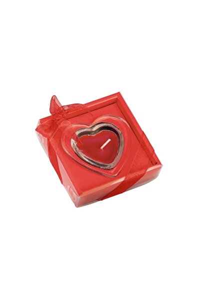 dalimag Lumanare in forma de inima cu baza de sticla