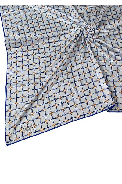 mim eşarp Eșarfă cu Motive Emilya Rayon 90x90 cm