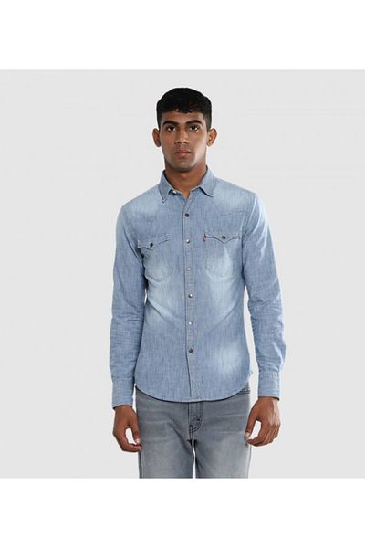 Levi's BLUE BLRMT_WOVBARSTOW E1603 for Men