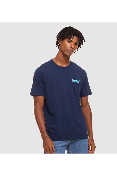 Levi's BLUE Ss Relaxed Fit Tee for Men