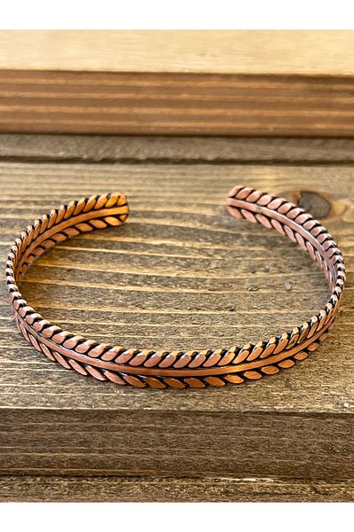Rupen Kraft Pure Copper Bracelet Barley Model Pure Copper Handcuffs