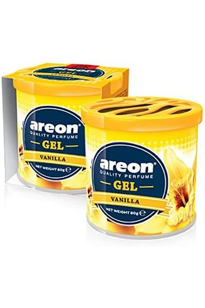 Areon Gel Can Car Scent - Vanilla, Pack of 1, GCK09