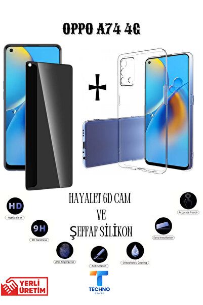 Oppo A74 Ghost Screen Protector & Transparent Case 2pcs Advantage Pack