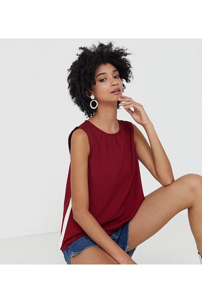 Levi's BROWN BNG WT BILLIE SLEEVELESS BILLIE SL TOP MADDER BROW for Women