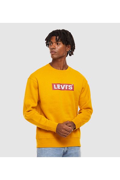 Levi's YELLOW BOXTAB CREW NUGGET GOLD for Men