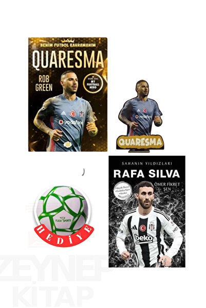 Dokuz Yayınları Quaresma ve Rafa Silva 2 Kitap Set(Quaresma Biblo ve Futbol T...