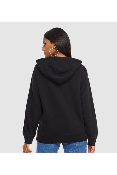Levi's BLACK HOODIE CORE BATWING III MINERAL BLACK for Women