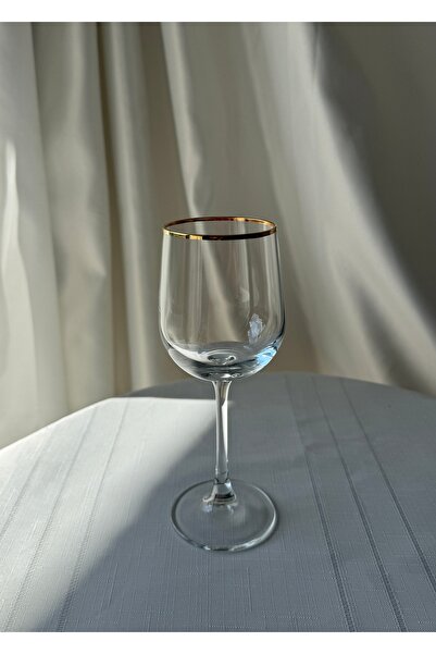 Şahika Kristal cama atılan imza Set of 6 Paşabahçe Casual Gold Coffee Side Water Glasses