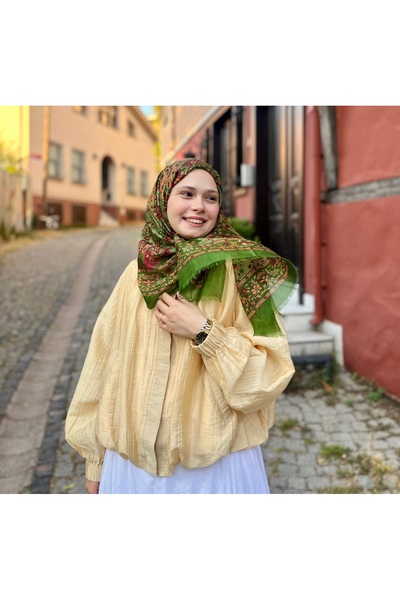 CHALE FLORYA Hint İpeği Şal & Fular