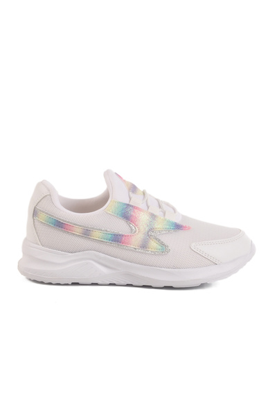 Aspor White Girls' Sports Shoes