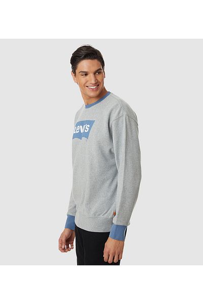Levi's GREY Levi's® Relaxed Graphic Crewneck Sweatshirt for Men