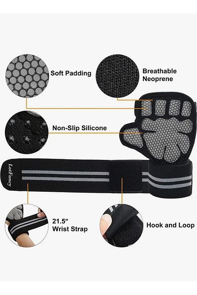 Obay Gym Gloves Style m Size Weight Lifting Gloves Lifting Palm Grips Pads