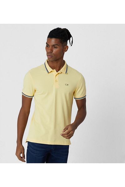 Levi's YELLOW BNG MT JAC COLLAR POLO JACQ TIPPING POLO GOLDEN H for Men