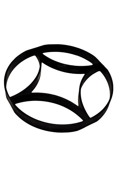 Teno Matrita cu Contur pentru Turnat Pavaj Teno®, pentru beton, imita piatra, model 3, 39.5 x 4 cm, negru