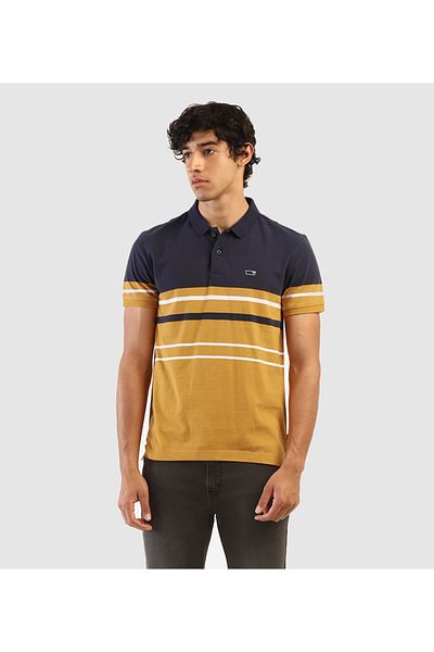 Levi's YELLOW BLRMT_MFLPOLO_M03 ENG PEACHED JERSEY POLO G Y+NB+W for Men