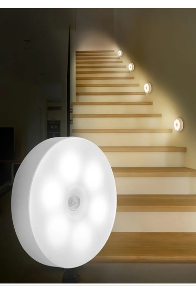 ARCET Hareket Sensörlü USB Girişli, Şarj Edilebilir, Oda, Kamp Led Lamba