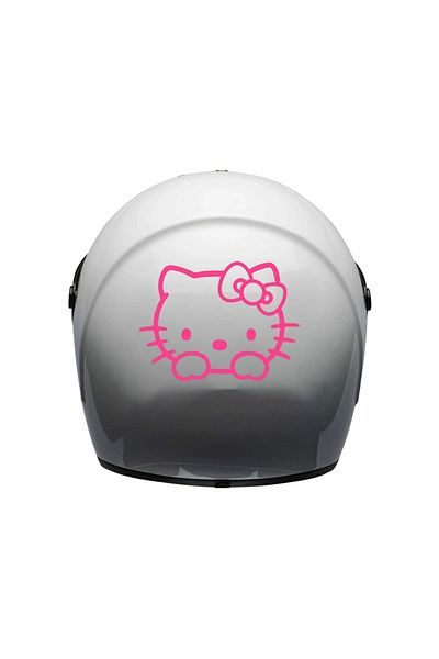 MS Major Selection Helmet Pink Hello Kitty Motor Helmet Sticker