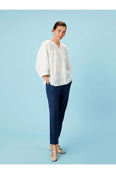 LC Waikiki Women's Linen Blended Pants with Elastic Waist