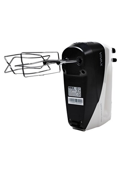 Vivax Oliva Vivax HM-550WB Hand Mixer, 550 W, 5 speeds, Turbo function, White/Black