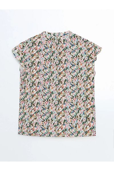 LC Waikiki Women's Blouse with Tie-Down Collar Flower