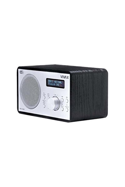 Vivax Oliva Vivax DW-2 DAB clock radio, 5W, FM, DAB+, Bluetooth, LED, 30 preset stations, wooden case, black