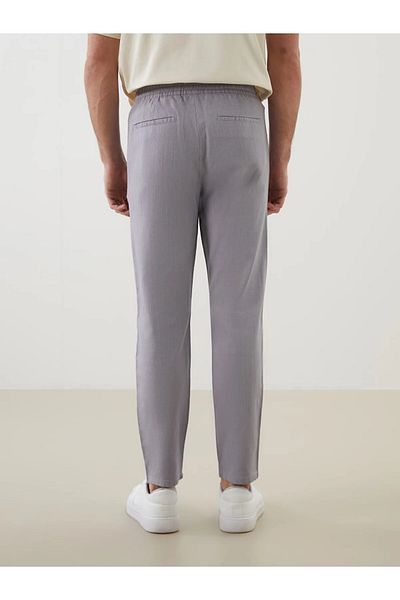LC Waikiki Standard Mold Linen Look Men's Pleated Trousers