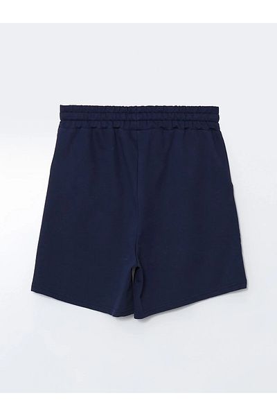 LC Waikiki California Printed Women's Shorts with Elastic Waist