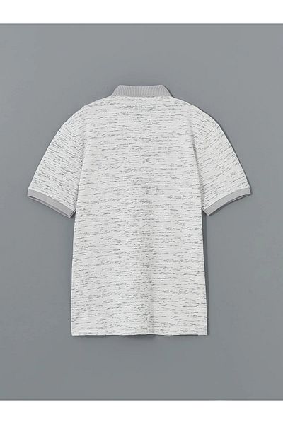 LC Waikiki Polo Neck Short Sleeve Patterned Pique Men's T-Shirt