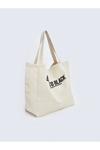 LC Waikiki Printed Canvas Handbag