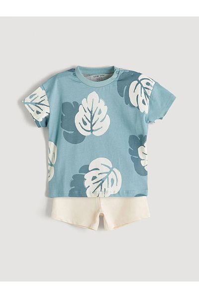 LC Waikiki Printed Baby Boy T-Shirt and Shorts 2-Pack