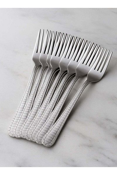 ALMUFARREJ 6-piece stainless steel fork set