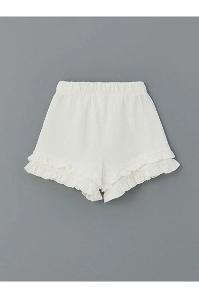 LC Waikiki Basic Elastic Waist Girl's Shorts