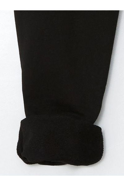 LC Waikiki Black Basic Boys' Sweatpants with Elastic Waist