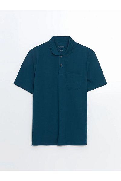 LC Waikiki Ανδρικό μπλουζάκι Polo με κοντό μανίκι Pique